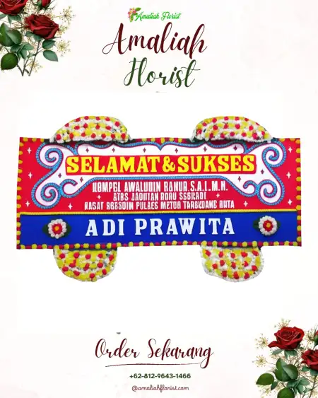 Papan Bunga Ucapan Selamat Condongcatur