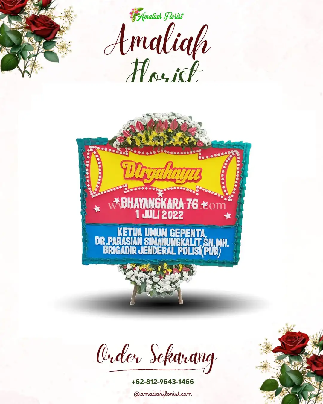 Papan Bunga HUT Ulang Tahun Condongcatur